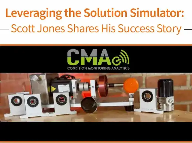 Scott Jones of Condition Monitoring Analytics (CMA) with the ERBESSD INSTRUMENTS® Solution Simulator