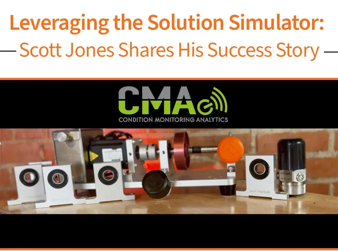 Scott Jones von Condition Monitoring Analytics (CMA) mit dem ERBESSD INSTRUMENTS® Solution Simulator