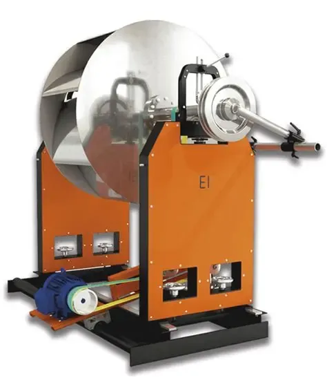Dynamische Auswuchtmaschine EI-Series™ EI-2000 (älteres Modell) mit SBS-Konfiguration für thermisch verformte Rotorkomponenten und Echtzeit-Unwuchtkorrektur mit Digivibe MX®