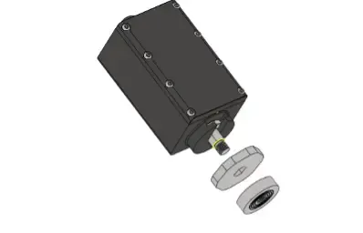 Abnehmbares Gehäuse des PHANTOM® Max ermöglicht Feldwartung ohne die Maschinenmontagebasis zu stören