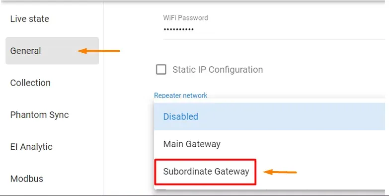 Subordinate Gateway