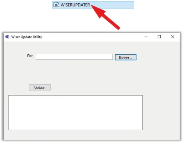 Abrir el archivo exe