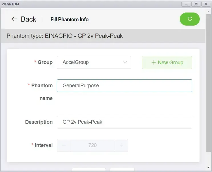 Configuración del PHANTOM®