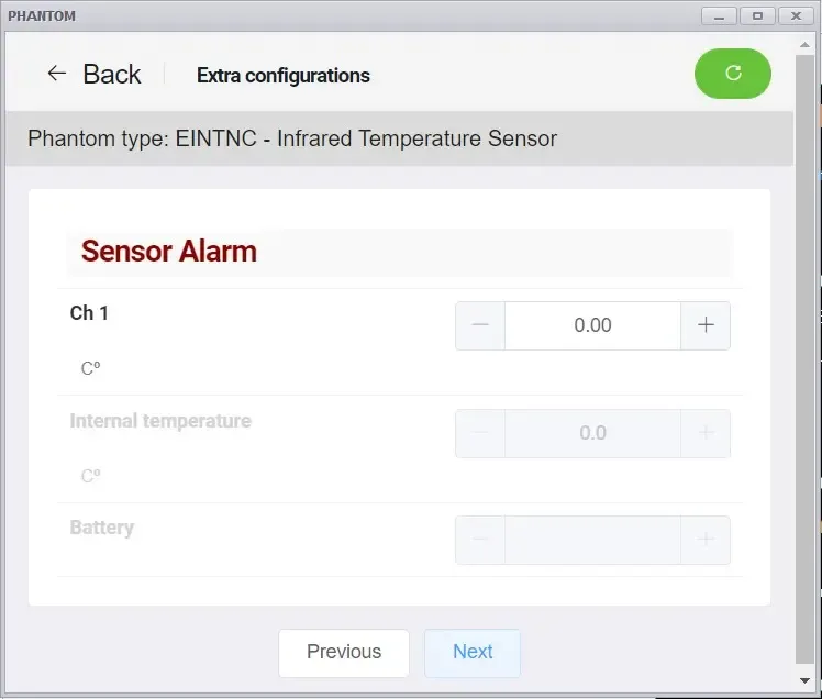 Configuración de Alarmas