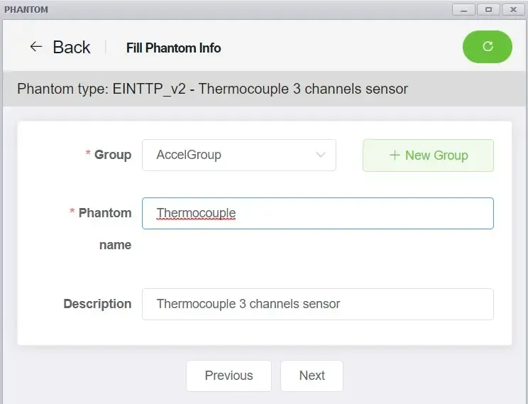 Configuración del PHANTOM®