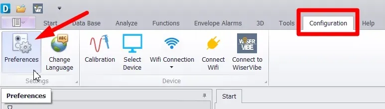 configuratioin preference