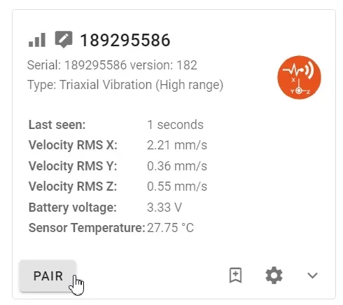pair sensor