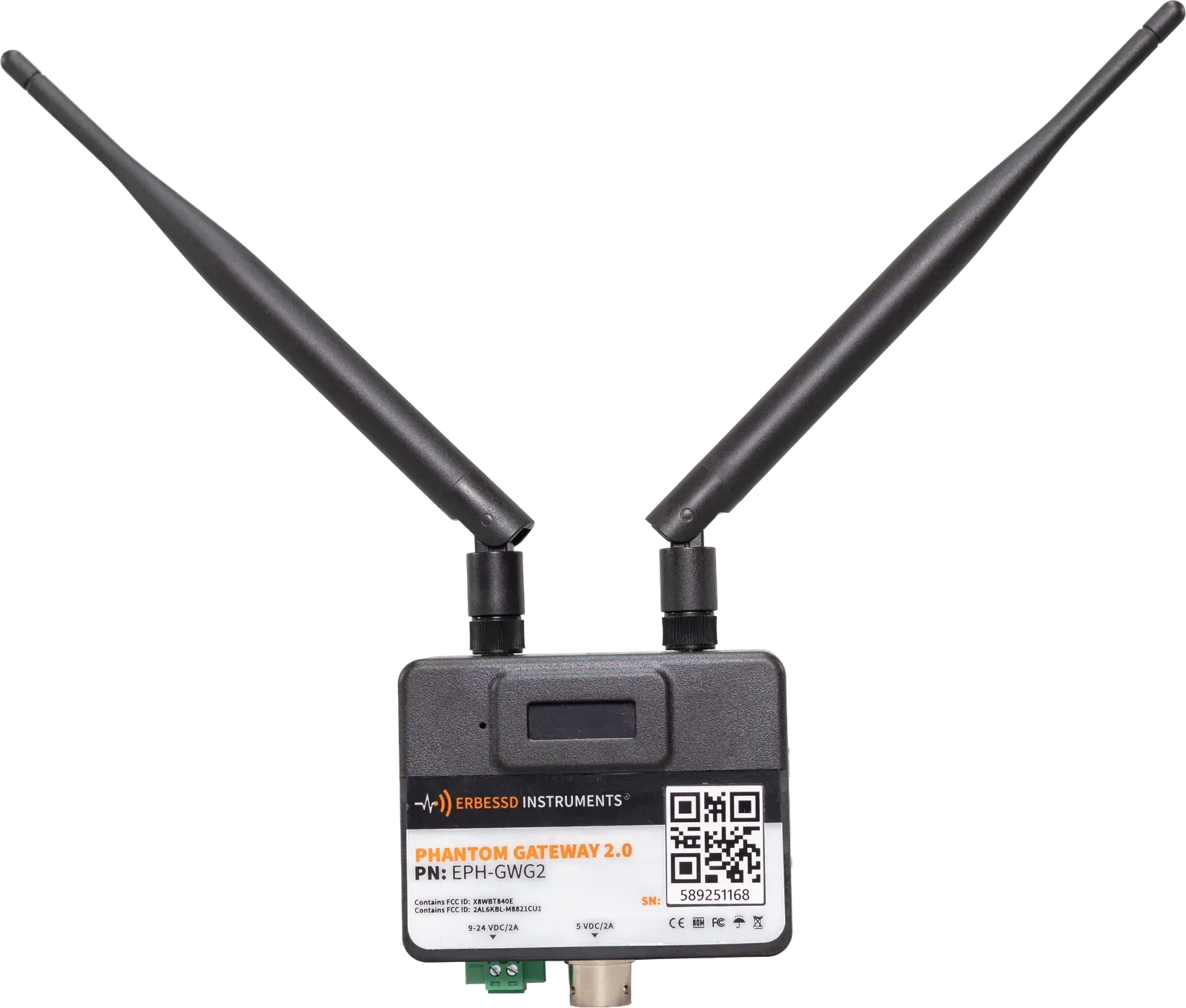 PHANTOM® Gateway 2.0, part number EPH-GWG2, with its two antennas raised