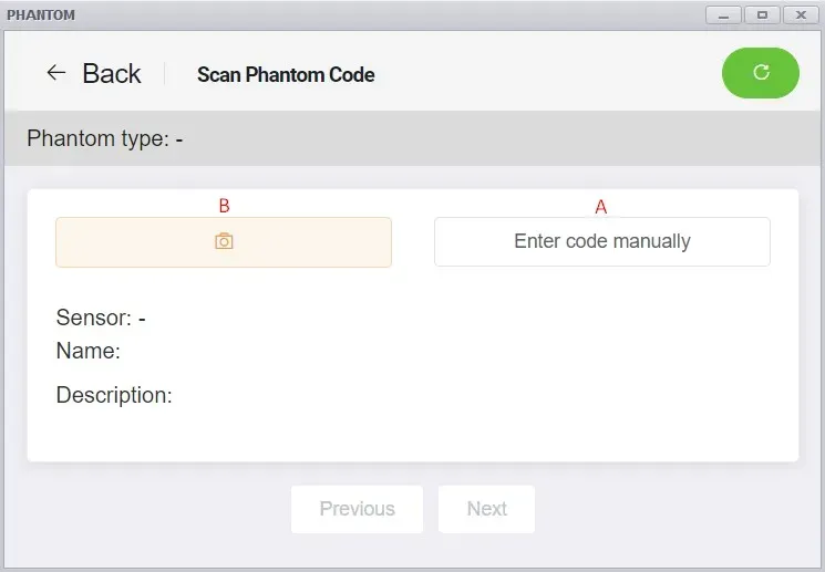 PHANTOM® configuration wizard