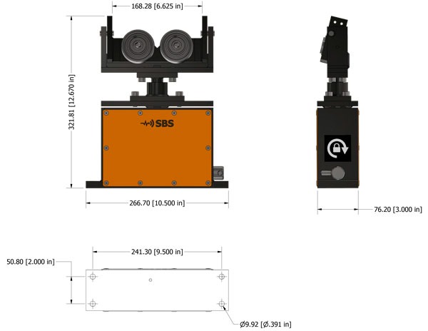 SBS300 dimensions