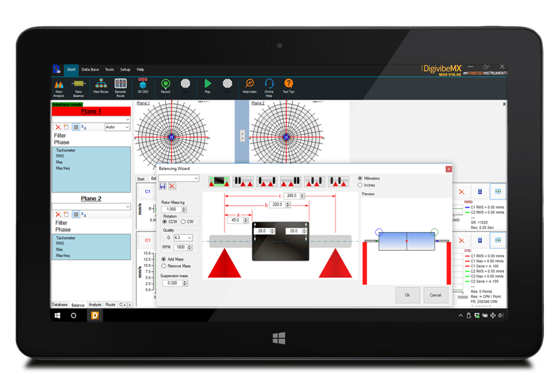 Vibration Analyzer & Dynamic Balancer DigivibeMX® M30