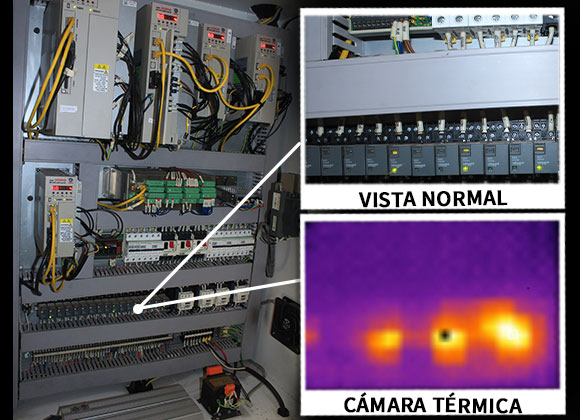 Phantom thermographic camera view