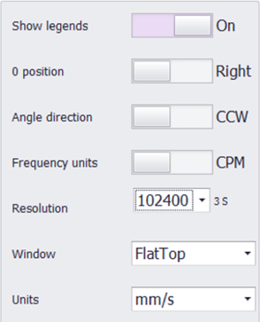 balancing settings