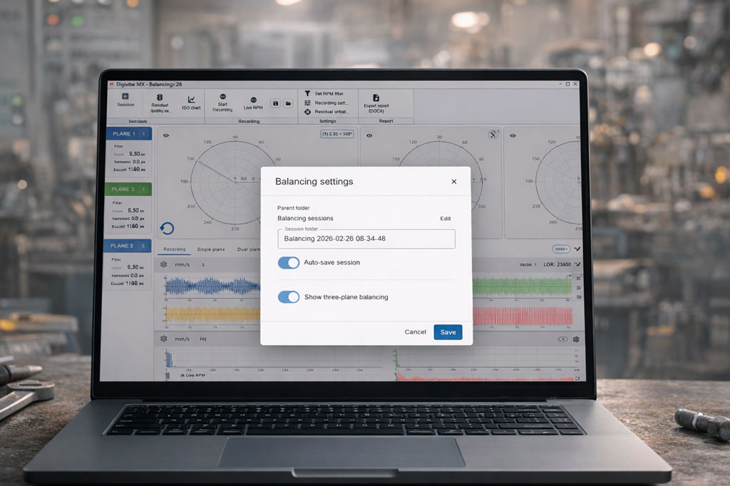 Dynamic Balancing software autosave